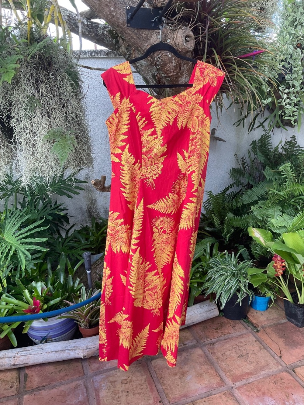 Vibrant Orange & Yellow Muu’Muu